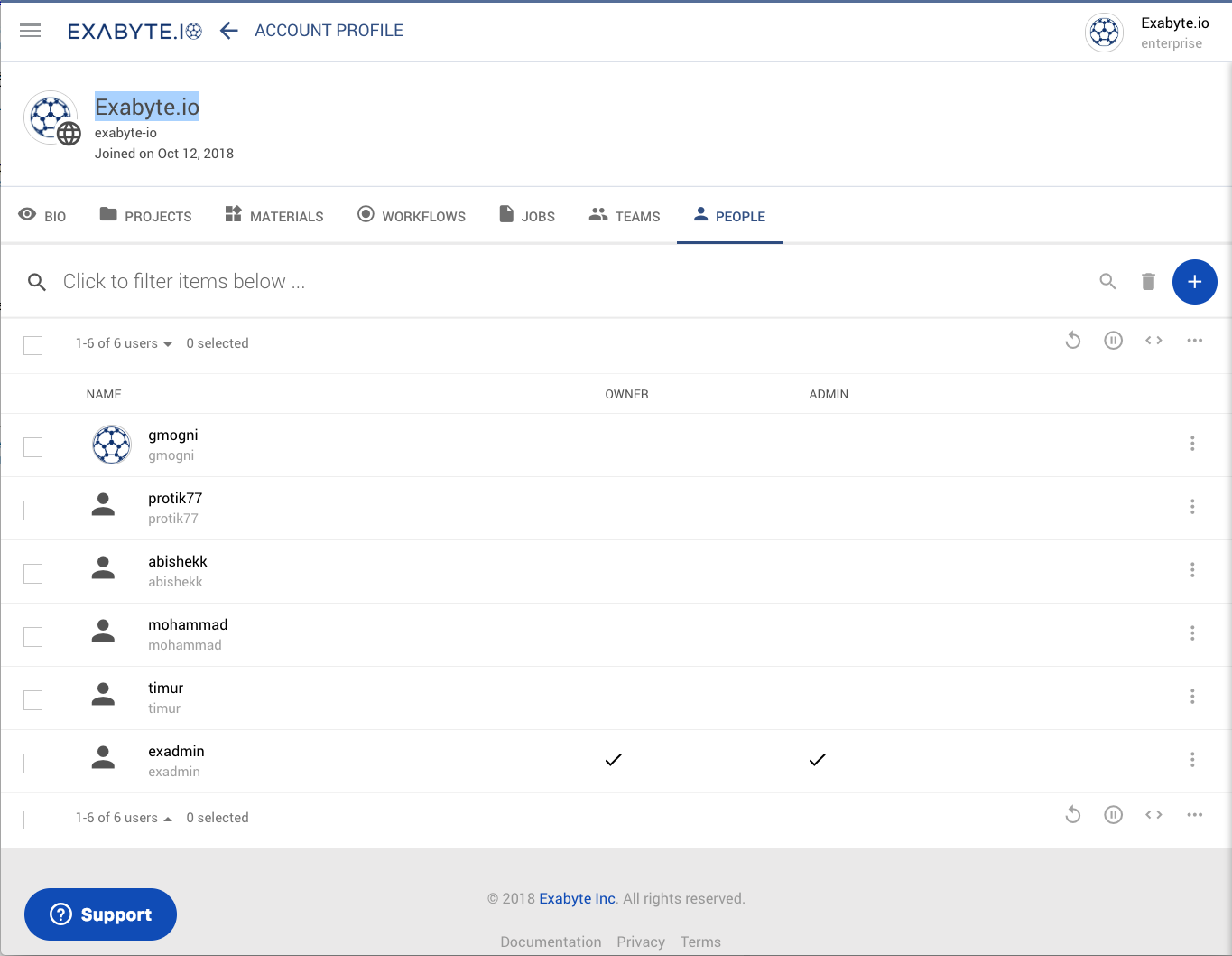 Organization People Explorer